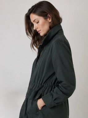 Vintage Utility Jacket with Cinch Waist